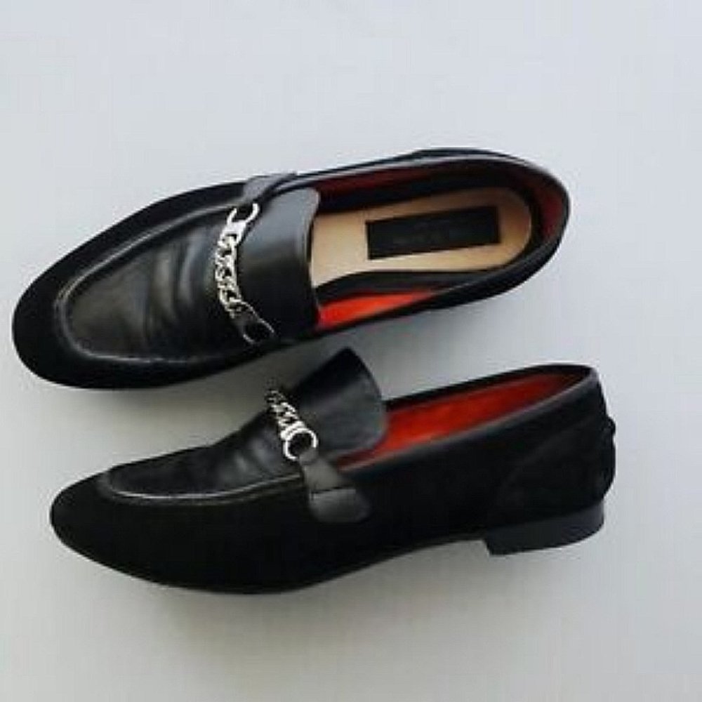 Black Leather Loafers - Picture 4 of 12